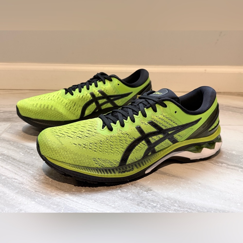 ASICS gel kanyo 27 lime zest Sz 11 brand new